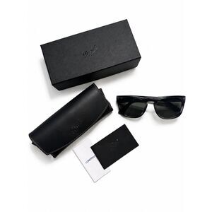Persol Elio PO3333S Striped Gray Sunglasses 54mm With Case & Box